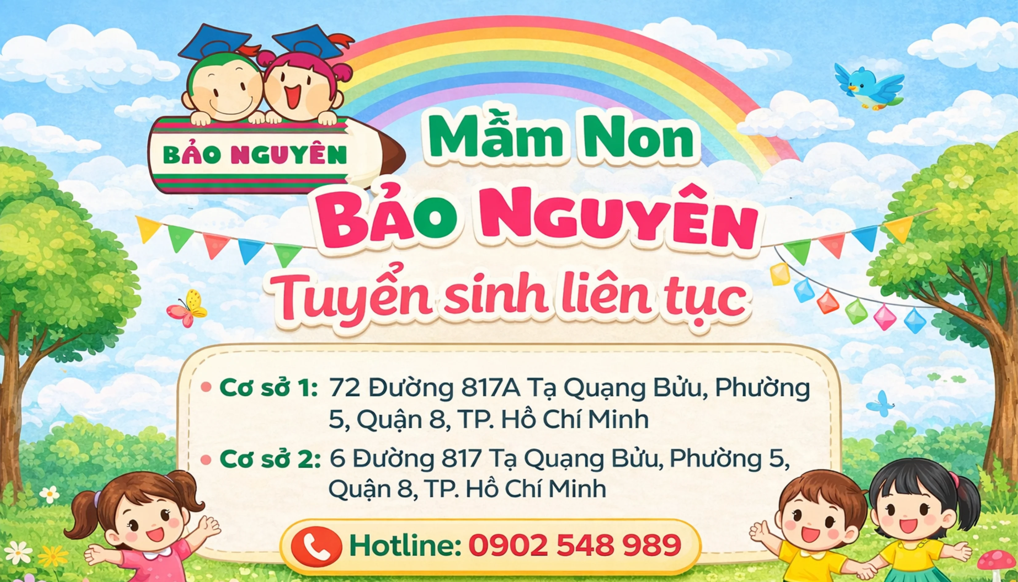 Mầm Non Bảo Nguyên - Mầm Non Uy Tín Quận 8